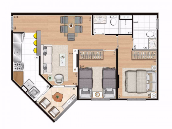 Imagem Apartamento com 2 Quartos à Venda, 43 m² em Brás - São Paulo Imagem Apartamento com 2 Quartos à Venda, 43 m² em Brás - São Paulo