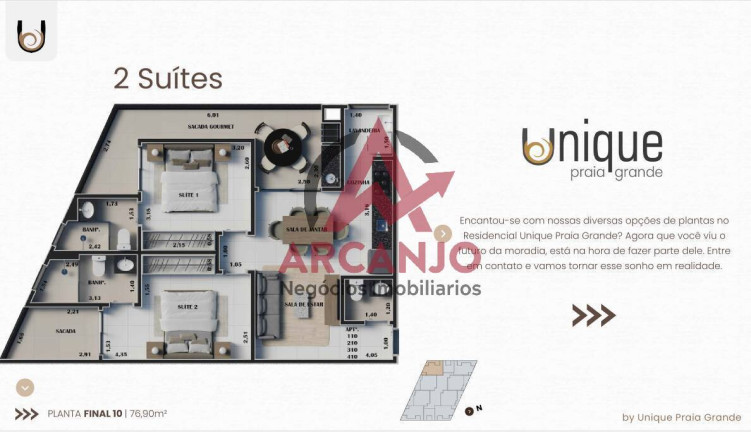Imagem Apartamento com 1 Quarto à Venda, 36 m² em Praia Grande - Ubatuba