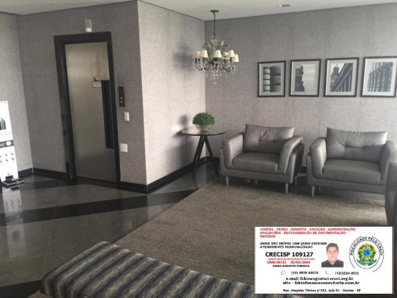 Imagem Apartamento com 4 Quartos para Alugar, 234 m² em Aparecida - Santos Imagem Apartamento com 4 Quartos para Alugar, 234 m² em Aparecida - Santos