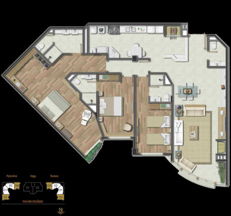 Imagem Apartamento com 3 Quartos à Venda, 162 m² em Centro - Gramado