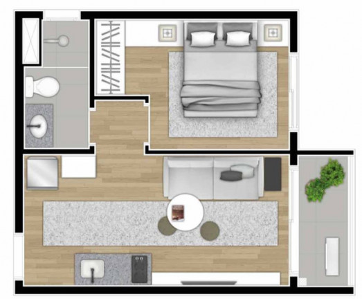 Imagem Apartamento com 1 Quarto à Venda, 45 m² em Liberdade - São Paulo Imagem Apartamento com 1 Quarto à Venda, 45 m² em Liberdade - São Paulo