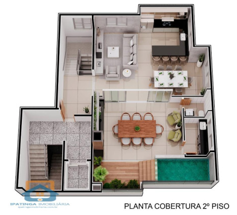 Imagem Cobertura com 3 Quartos à Venda, 210 m² em Cidade Nobre - Ipatinga Imagem Cobertura com 3 Quartos à Venda, 210 m² em Cidade Nobre - Ipatinga