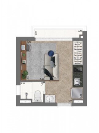 Imagem Studio com 1 Quarto à Venda, 18 m² em Bela Vista - São Paulo Imagem Studio com 1 Quarto à Venda, 18 m² em Bela Vista - São Paulo