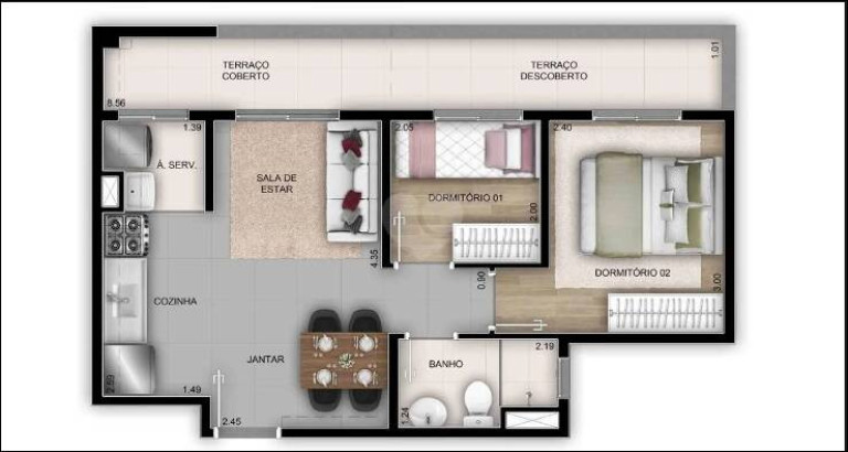 Imagem Apartamento à Venda,  em Santo André