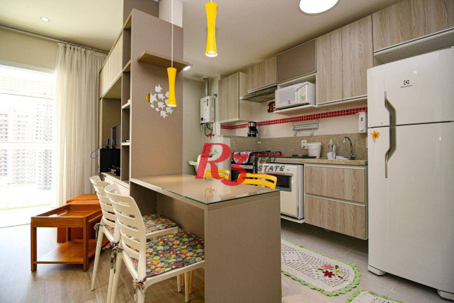 Imagem Apartamento com 1 Quarto à Venda, 57 m² em Gonzaga - Santos Imagem Apartamento com 1 Quarto à Venda, 57 m² em Gonzaga - Santos
