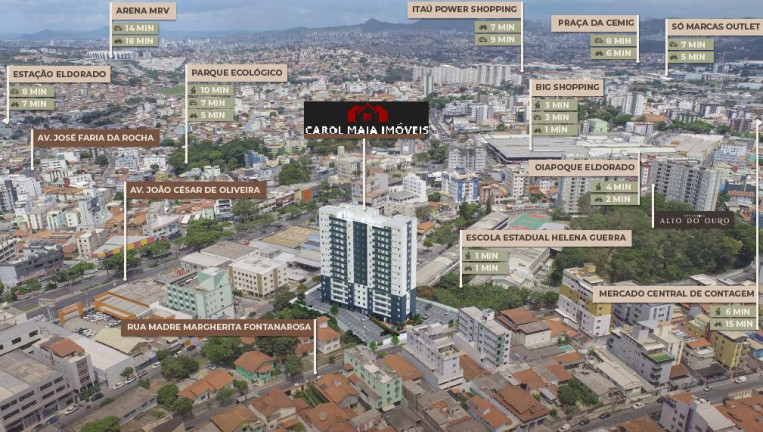 Imagem Apartamento com 2 Quartos à Venda, 54 m² em Eldorado - Contagem Imagem Apartamento com 2 Quartos à Venda, 54 m² em Eldorado - Contagem