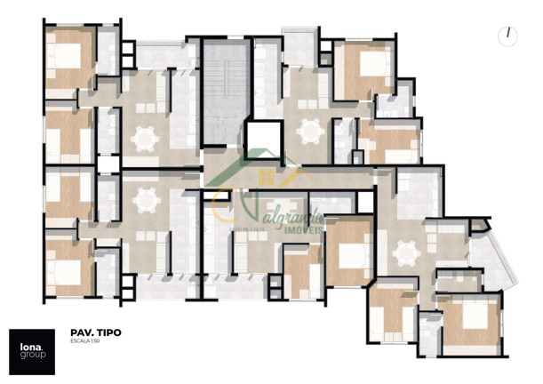 Imagem Apartamento com 2 Quartos à Venda, 59 m² em Tingui - Curitiba