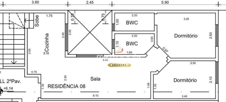 Cobertura com 2 Quartos à Venda, 46 m² em Parque Das Nações - Santo André