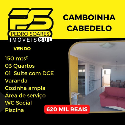 Apartamento com 3 Quartos à Venda, 150 m² em Camboinha - Cabedelo