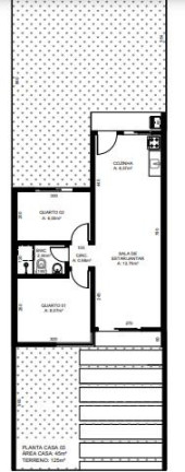 Imagem Casa com 2 Quartos à Venda, 45 m² em Campo Largo Da Roseira - São José Dos Pinhais