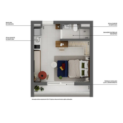 Imagem Imóvel com 1 Quarto à Venda, 28 m² em Higienópolis - São Paulo Imagem Imóvel com 1 Quarto à Venda, 28 m² em Higienópolis - São Paulo