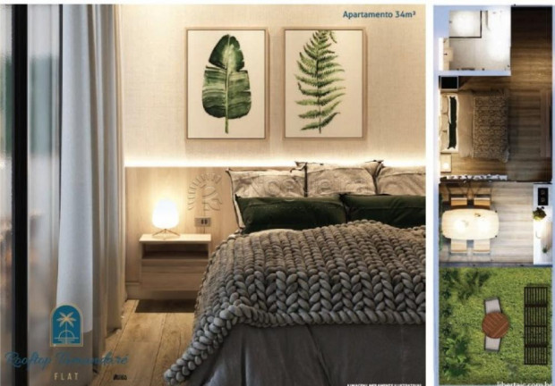 Imagem Apartamento com 1 Quarto à Venda, 24 m² em Tamandaré - Tamandaré Imagem Apartamento com 1 Quarto à Venda, 24 m² em Tamandaré - Tamandaré