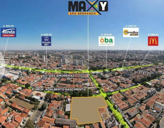 Imagem Apartamento com 2 Quartos à Venda, 56 m² em São Bernardo - Campinas