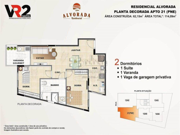 Imagem Apartamento com 2 Quartos à Venda, 51 m² em Centro - Sao Vicente Imagem Apartamento com 2 Quartos à Venda, 51 m² em Centro - Sao Vicente
