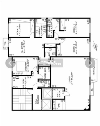Imagem Apartamento com 3 Quartos à Venda, 156 m² em Perdizes - São Paulo