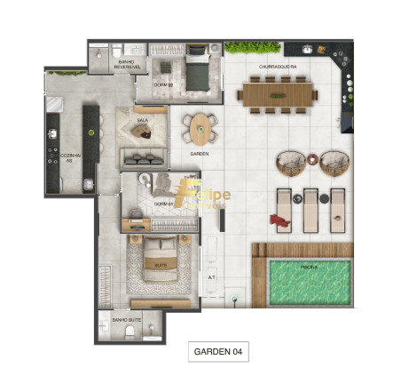 Imagem Imóvel com 3 Quartos à Venda, 91 m² em Praia De Itaparica - Vila Velha