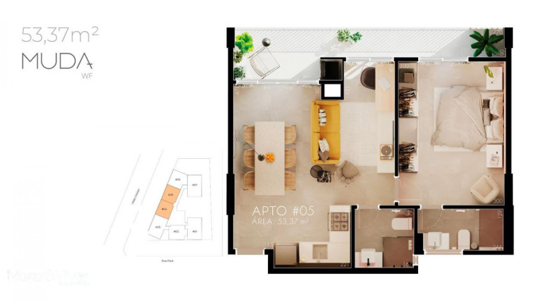 Imagem Apartamento com 3 Quartos à Venda, 75 m² em água Verde - Curitiba Imagem Apartamento com 3 Quartos à Venda, 75 m² em água Verde - Curitiba