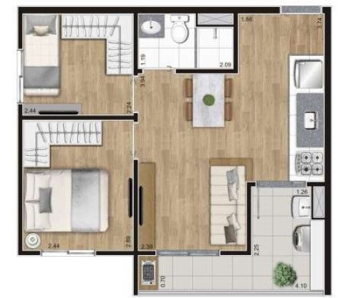 Imagem Studio com 1 Quarto à Venda, 27 m² em Belenzinho - São Paulo Imagem Studio com 1 Quarto à Venda, 27 m² em Belenzinho - São Paulo