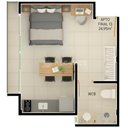 Imagem Flat com 1 Quarto à Venda, 18 m² em Intermares - Cabedelo Imagem Flat com 1 Quarto à Venda, 18 m² em Intermares - Cabedelo