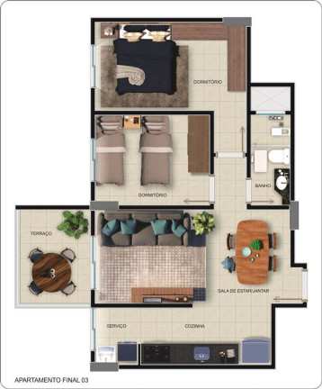 Imagem Apartamento com 2 Quartos à Venda, 60 m² em Forte - Praia Grande Imagem Apartamento com 2 Quartos à Venda, 60 m² em Forte - Praia Grande