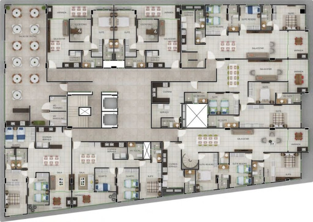 Imagem Apartamento com 1 Quarto à Venda, 63 m² em Bessa - João Pessoa Imagem Apartamento com 1 Quarto à Venda, 63 m² em Bessa - João Pessoa