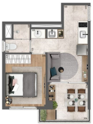Imagem Imóvel com 2 Quartos à Venda, 40 m² em Vila Mariana - São Paulo Imagem Imóvel com 2 Quartos à Venda, 40 m² em Vila Mariana - São Paulo