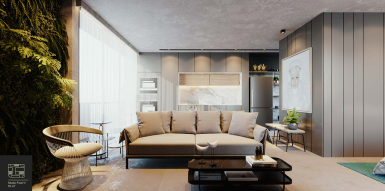 Imagem Apartamento com 1 Quarto à Venda, 53 m²