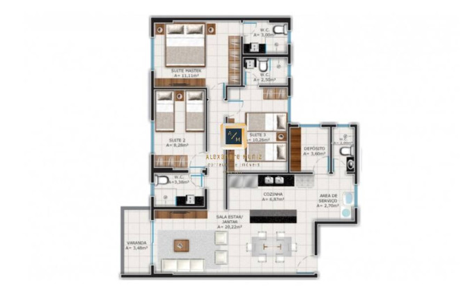 Imagem Apartamento com 3 Quartos à Venda, 85 m² em Parangaba - Fortaleza Imagem Apartamento com 3 Quartos à Venda, 85 m² em Parangaba - Fortaleza