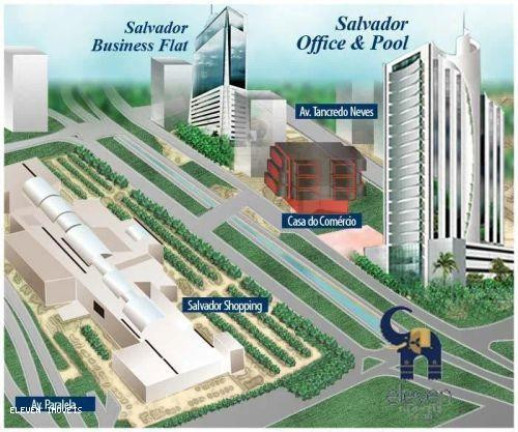 Imagem Sala Comercial à Venda, 205 m² em Caminho Das Arvores - Salvador