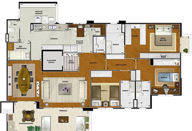 Imagem Apartamento com 3 Quartos à Venda, 149 m² em Paraíso - São Paulo Imagem Apartamento com 3 Quartos à Venda, 149 m² em Paraíso - São Paulo