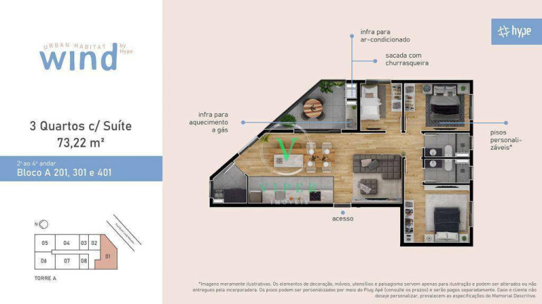 Imagem Studio com 1 Quarto à Venda, 41 m² em Santa Felicidade - Curitiba Imagem Studio com 1 Quarto à Venda, 41 m² em Santa Felicidade - Curitiba