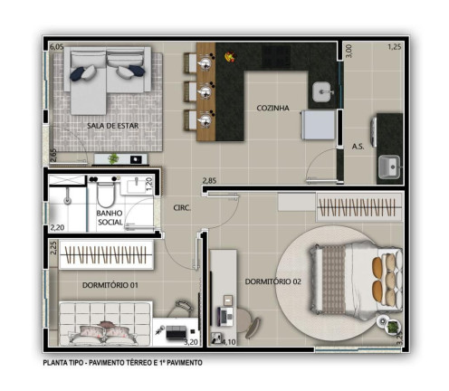 Imagem Apartamento com 2 Quartos à Venda, 45 m² em Vila Ré - São Paulo Imagem Apartamento com 2 Quartos à Venda, 45 m² em Vila Ré - São Paulo