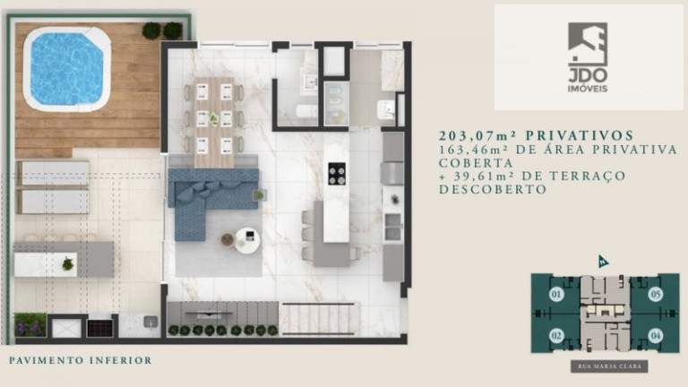 Imagem Cobertura com 3 Quartos à Venda, 203 m² em Alto Da Glória - Curitiba Imagem Cobertura com 3 Quartos à Venda, 203 m² em Alto Da Glória - Curitiba
