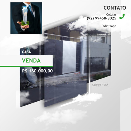 Casa com 2 Quartos à Venda,  em Nova Esperança - Manaus