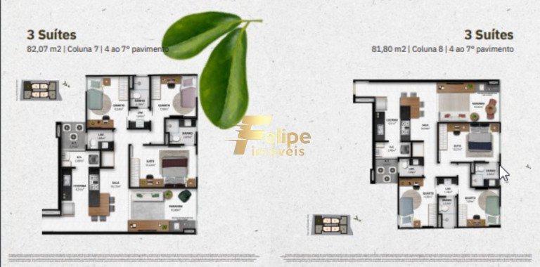 Imagem Imóvel com 3 Quartos à Venda, 81 m² em Praia Da Costa - Vila Velha