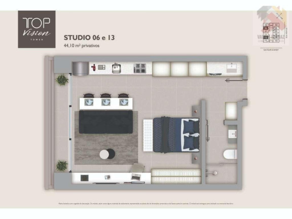 Imagem Imóvel Comercial à Venda, 44 m² em Centro - Florianópolis