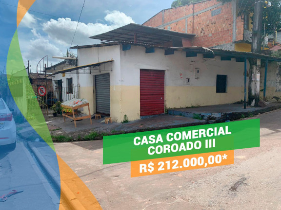 Casa com 2 Quartos à Venda, 137 m² em Coroado - Manaus