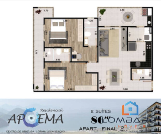 Imagem Apartamento com 2 Quartos à Venda, 86 m² em Centro - Ubatuba Imagem Apartamento com 2 Quartos à Venda, 86 m² em Centro - Ubatuba