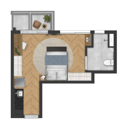 Imagem Imóvel com 1 Quarto à Venda, 32 m² em Alto Da Boa Vista - São Paulo Imagem Imóvel com 1 Quarto à Venda, 32 m² em Alto Da Boa Vista - São Paulo