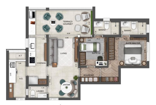 Imagem Apartamento com 2 Quartos à Venda, 88 m² em Perdizes - São Paulo Imagem Apartamento com 2 Quartos à Venda, 88 m² em Perdizes - São Paulo