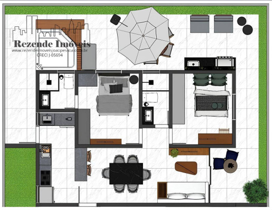 Imagem Apartamento com 2 Quartos à Venda, 95 m² em Bessa - João Pessoa