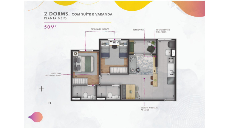 Imagem Apartamento com 2 Quartos à Venda, 50 m² em Ipiranga - São Paulo