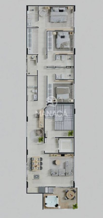 Imagem Apartamento com 3 Quartos à Venda, 126 m² em Centro - Balneário Piçarras Imagem Apartamento com 3 Quartos à Venda, 126 m² em Centro - Balneário Piçarras