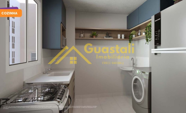Apartamento com 2 Quartos à Venda, 43 m² em Vale Do Sol - Piracicaba