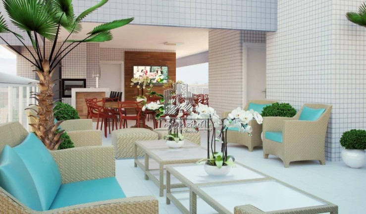 Imagem Apartamento com 1 Quarto à Venda, 52 m² em Campo Da Aviacao - Praia Grande
