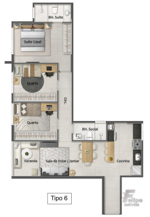 Imagem Imóvel com 3 Quartos à Venda, 77 m² em Praia Da Costa - Vila Velha Imagem Imóvel com 3 Quartos à Venda, 77 m² em Praia Da Costa - Vila Velha