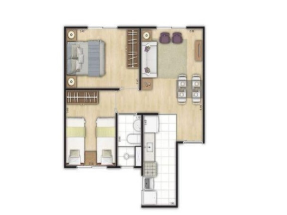 Imagem Apartamento com 2 Quartos à Venda, 40 m² em Jardim Ipanema (zona Oeste) - São Paulo Imagem Apartamento com 2 Quartos à Venda, 40 m² em Jardim Ipanema (zona Oeste) - São Paulo