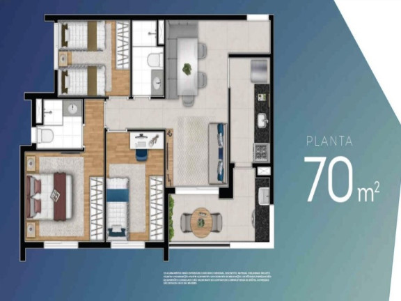 Imagem Apartamento com 3 Quartos à Venda, 70 m² em Ferreira - São Paulo Imagem Apartamento com 3 Quartos à Venda, 70 m² em Ferreira - São Paulo
