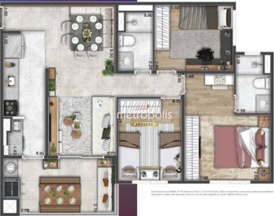 Apartamento com 3 Quartos à Venda, 81 m² em Vila Isa - São Paulo
