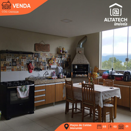 Casa com 3 Quartos à Venda, 200 m² em Residencial Morumbí - Poços De Caldas